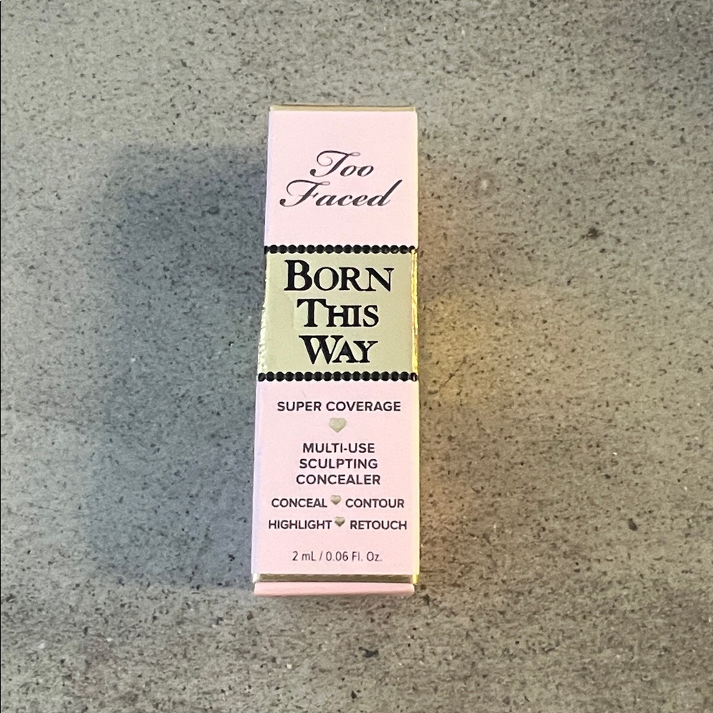 Travel Size•Color: Ganache•Too Faced Born This Way • Super Coverage Concealer